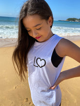 Load image into Gallery viewer, The L Heart Tank - White
