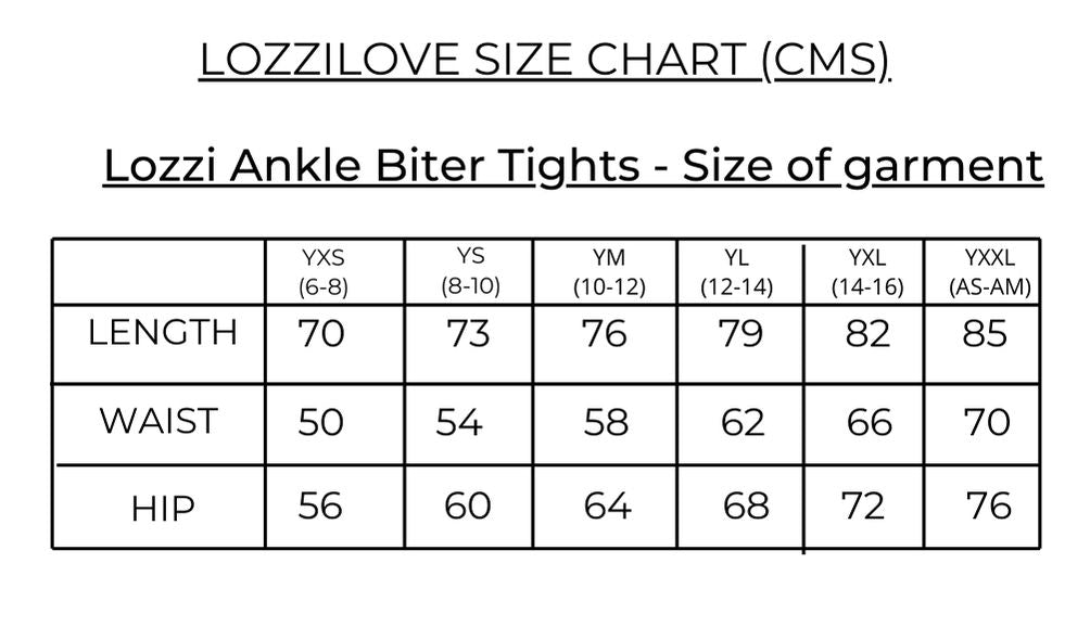 Lozzilove Everyday Tights -Black