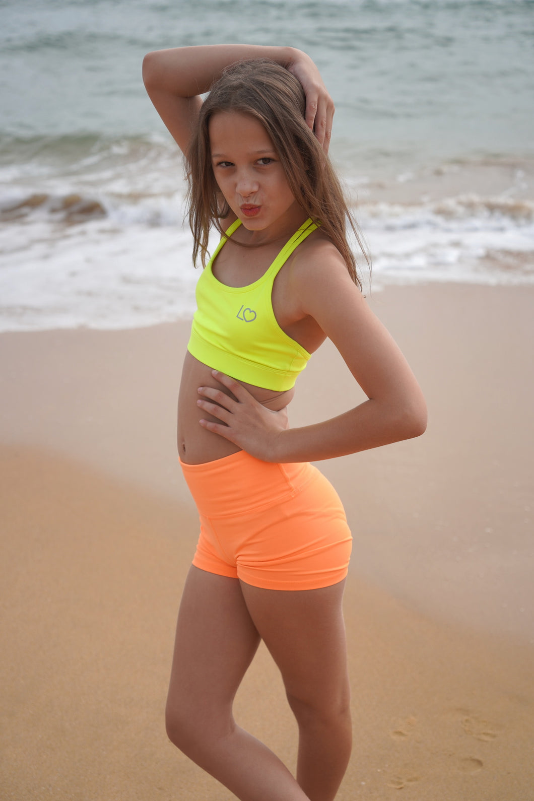 Summer Fun Crop - Neon Yellow