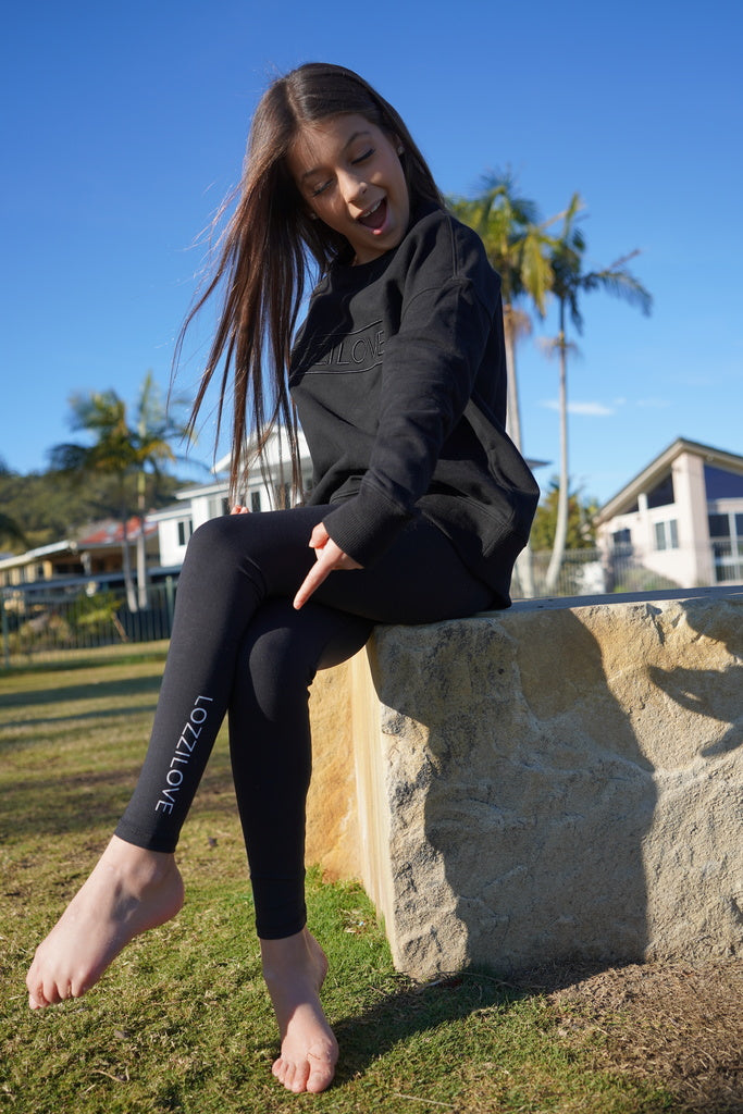 Lozzilove Everyday Tights -Black